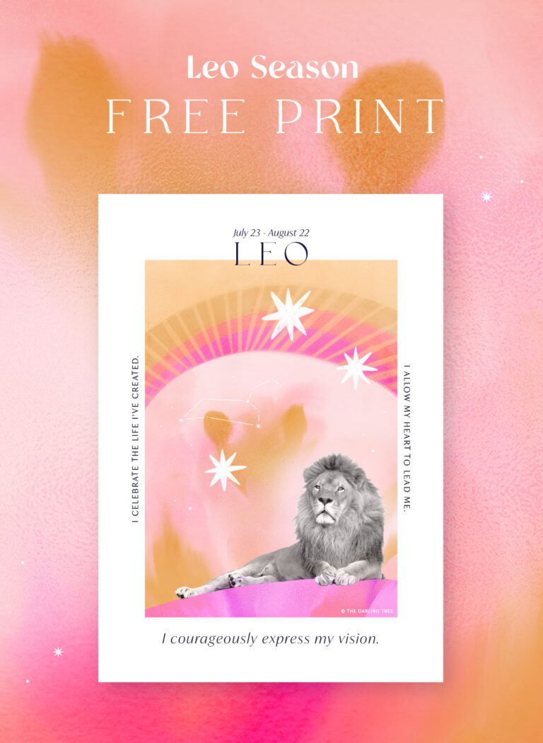 Leo Season Free Artwork Print Download
