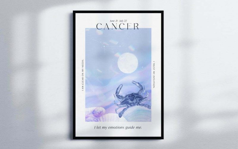 Cancer Season Free Artwork Print Download